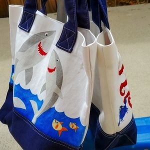 Two large pottery barn kids tote bags